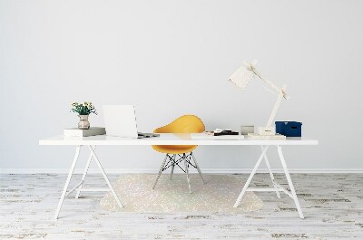 Tapis pour chaise de bureau Modèle d'or vintage