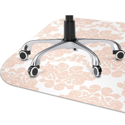 Tapis pour chaise de bureau Ornement de fleurs