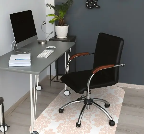 Tapis pour chaise de bureau Ornement de fleurs