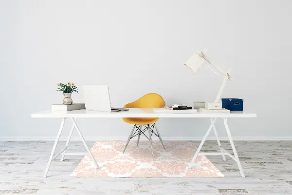 Tapis pour chaise de bureau Ornement de fleurs