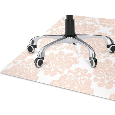 Tapis pour chaise de bureau Ornement de fleurs