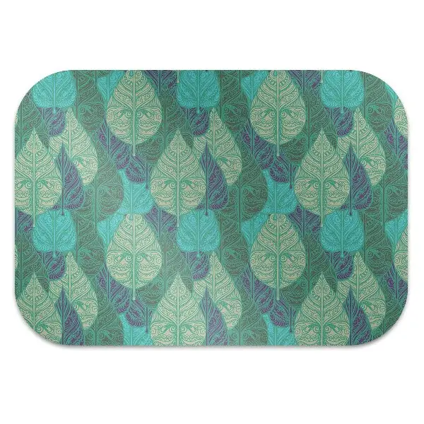 Tapis de chaise de bureau Feuilles