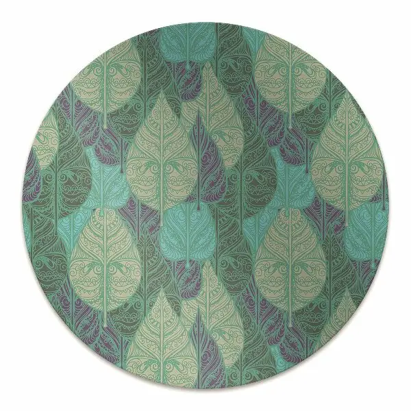 Tapis de chaise de bureau Feuilles