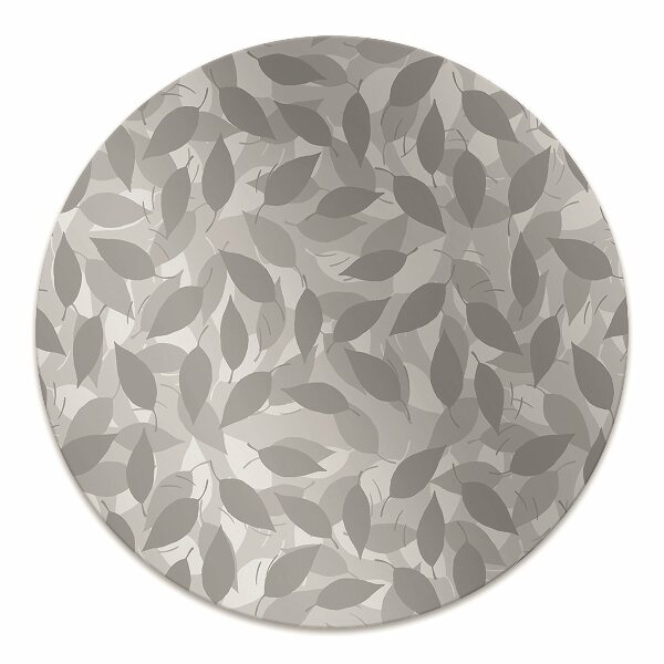 Tapis de chaise Feuilles grises