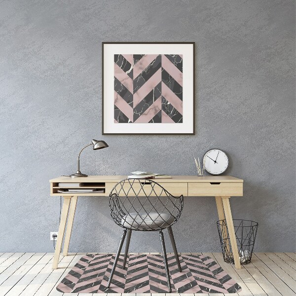 Tapis protège sol Loft de style marbre