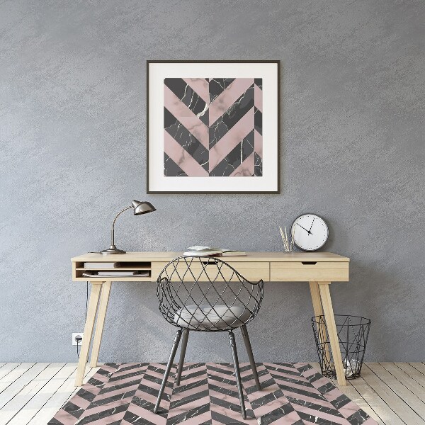 Tapis protège sol Loft de style marbre