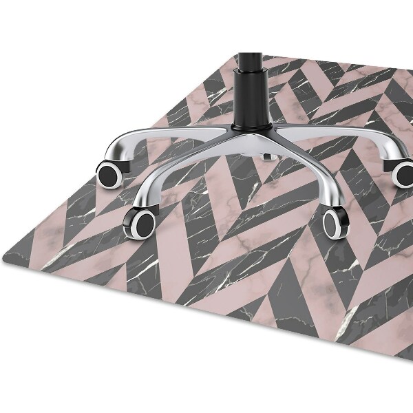 Tapis protège sol Loft de style marbre