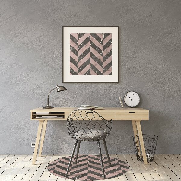 Tapis protège sol Loft de style marbre