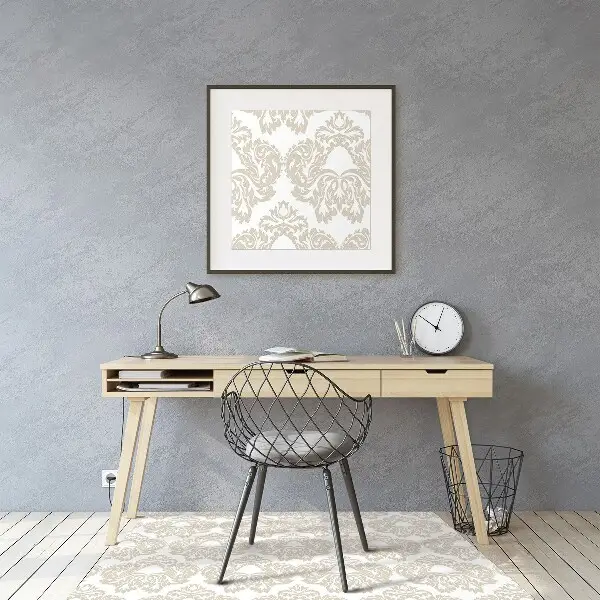 Tapis bureau Motif floral
