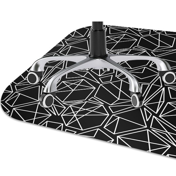 Tapis pour chaise de bureau Solides géométriques