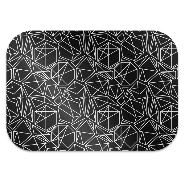 Tapis pour chaise de bureau Solides géométriques