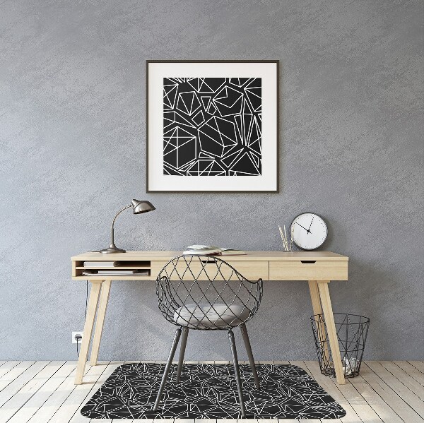 Tapis pour chaise de bureau Solides géométriques
