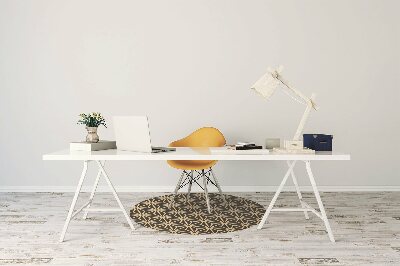 Tapis pour chaise de bureau Cubes et points