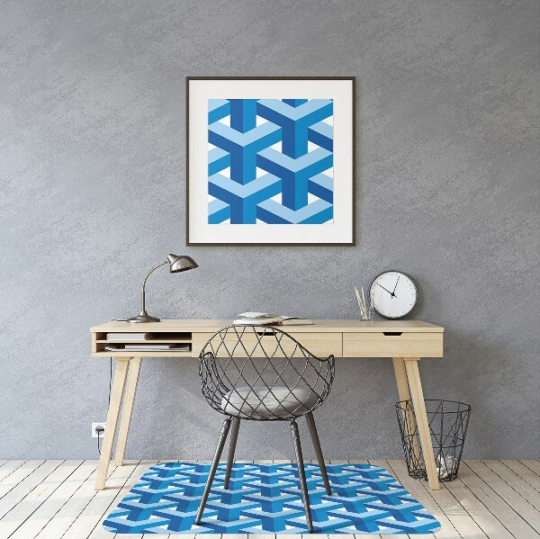 Tapis fauteuil bureau Graphiques tridimensionnels
