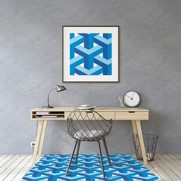 Tapis fauteuil bureau Graphiques tridimensionnels