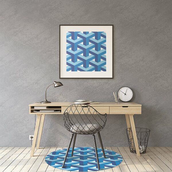 Tapis fauteuil bureau Graphiques tridimensionnels