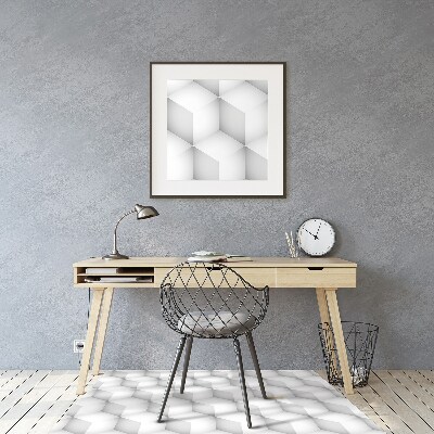 Tapis pour chaise de bureau Cubes