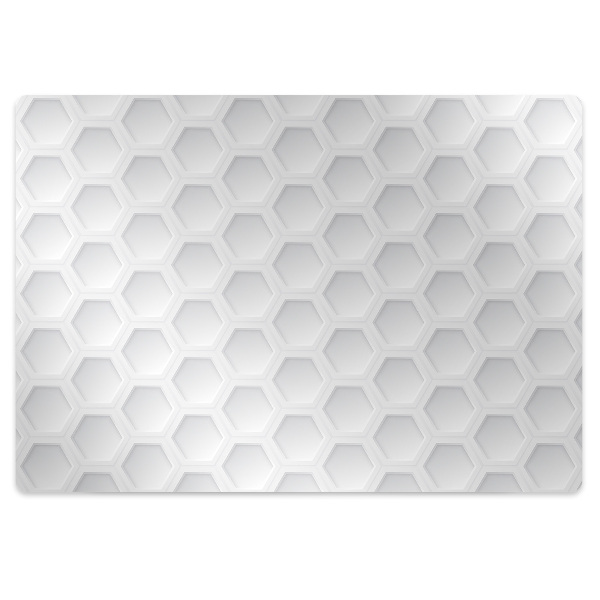 Tapis de protection de sol Hexagones tridimensionnelles