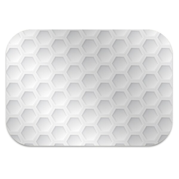 Tapis de protection de sol Hexagones tridimensionnelles