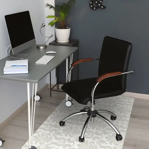 Tapis protège sol Motif damassé