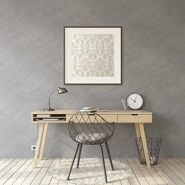 Tapis protège sol Motif damassé