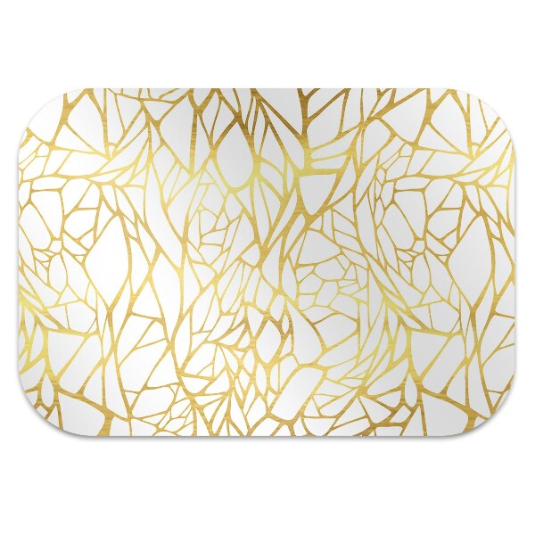 Tapis pour chaise de bureau Ornement doré