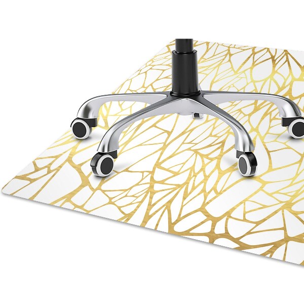 Tapis pour chaise de bureau Ornement doré