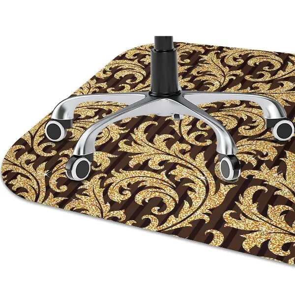Tapis pour chaise de bureau Motif à feuilles caduques