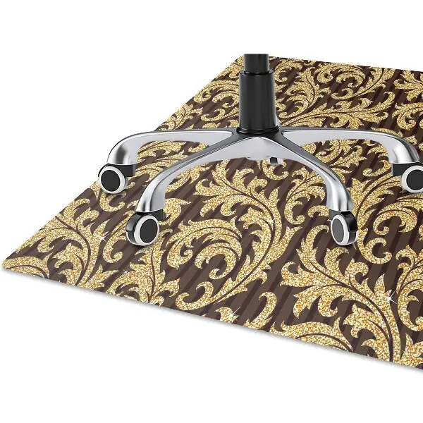 Tapis pour chaise de bureau Motif à feuilles caduques