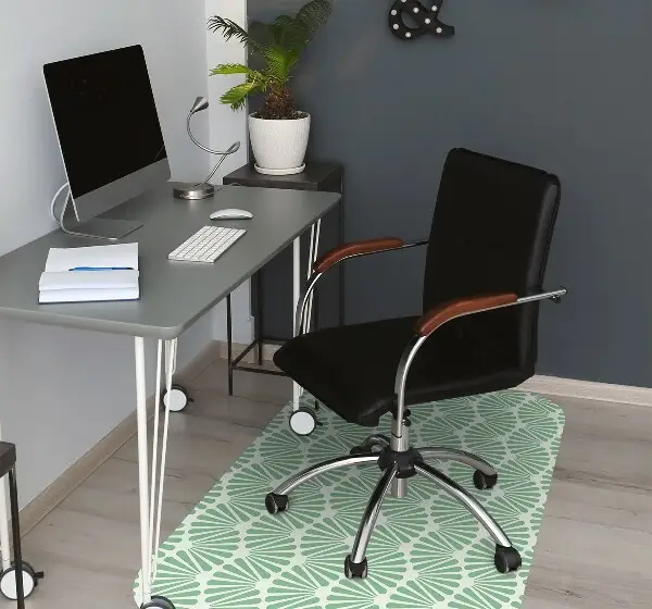 Tapis de chaise de bureau Art Déco