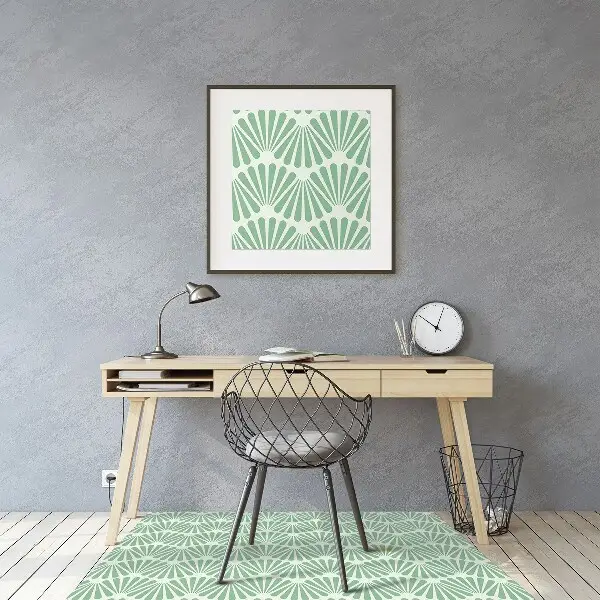 Tapis de chaise de bureau Art Déco
