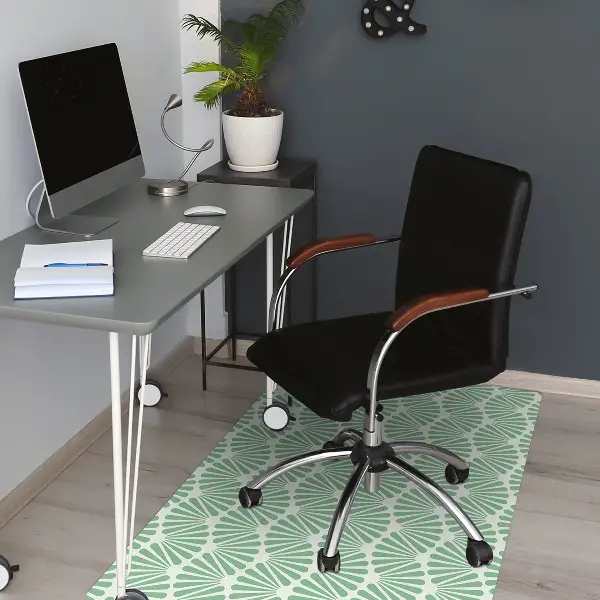 Tapis de chaise de bureau Art Déco