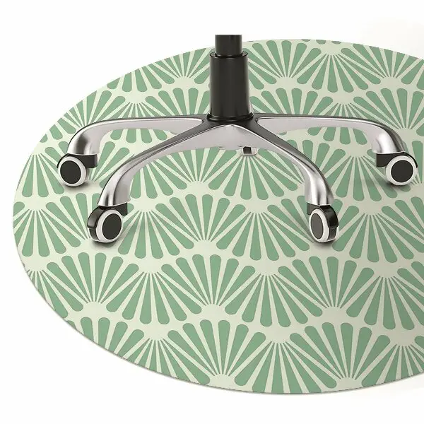Tapis de chaise de bureau Art Déco