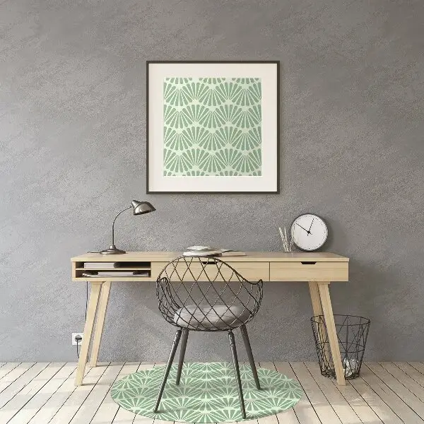 Tapis de chaise de bureau Art Déco