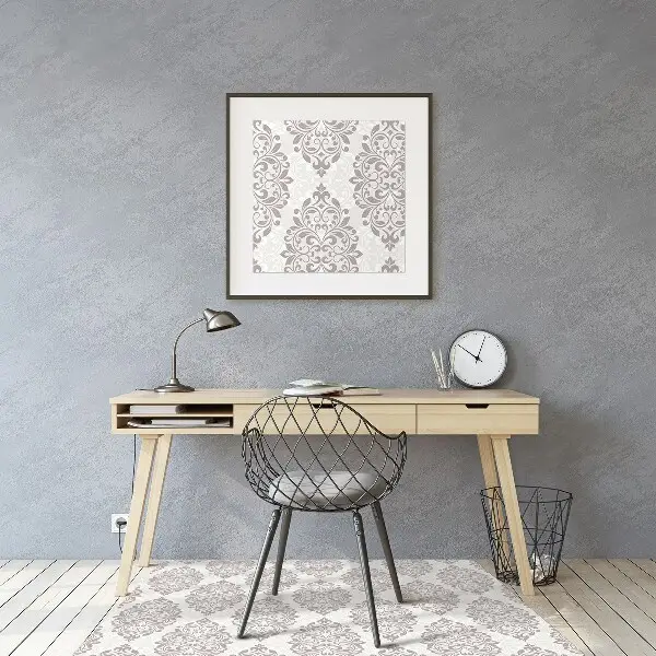 Tapis pour chaise de bureau Damassé