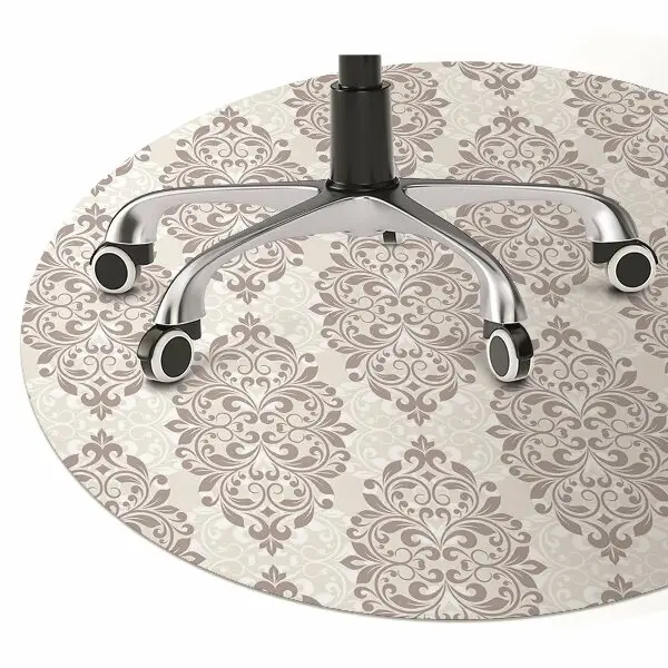 Tapis pour chaise de bureau Damassé