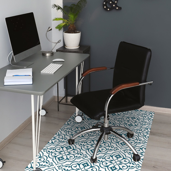 Tapis de chaise de bureau Ornement