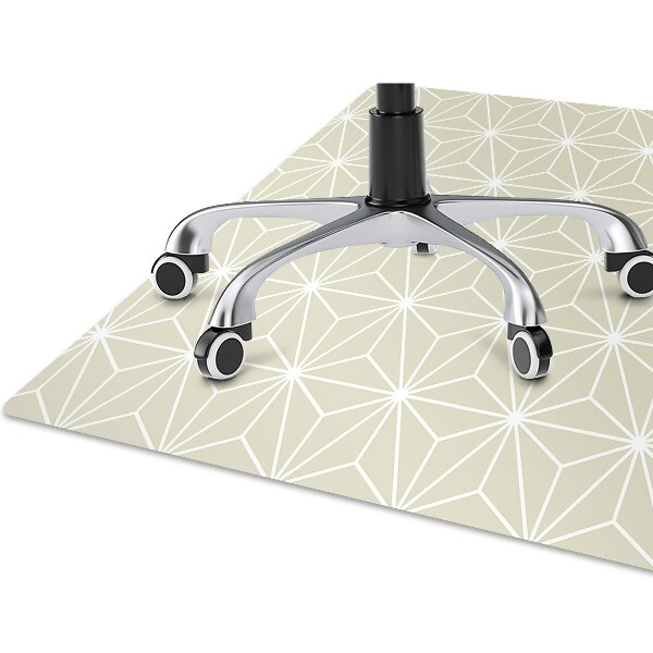 Tapis fauteuil bureau do biura Modèle géométrique