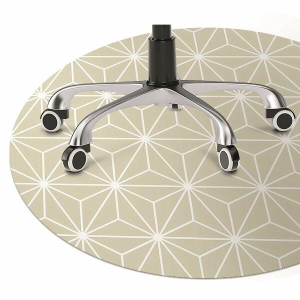 Tapis fauteuil bureau do biura Modèle géométrique