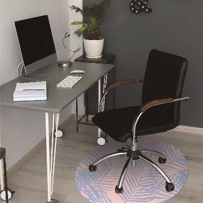 Tapis pour chaise de bureau Feuilles de palmier