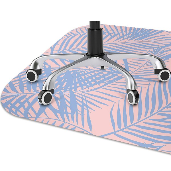 Tapis pour chaise de bureau Feuilles de palmier