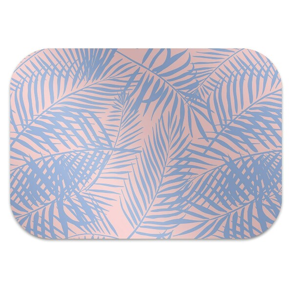 Tapis pour chaise de bureau Feuilles de palmier