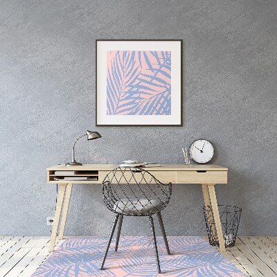 Tapis pour chaise de bureau Feuilles de palmier