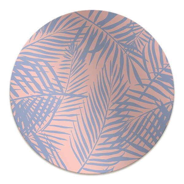 Tapis pour chaise de bureau Feuilles de palmier