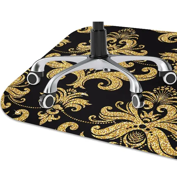 Tapis pour chaise de bureau Ornement doré