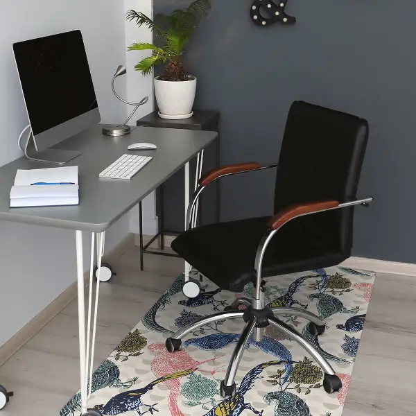 Tapis protection sol Quail peint