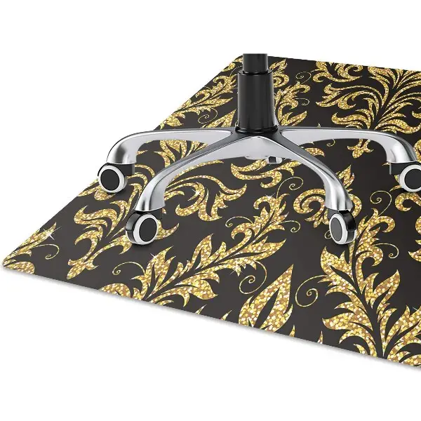 Tapis pour chaise de bureau Ornement doré