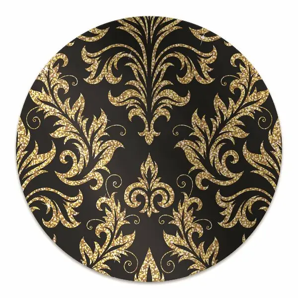 Tapis pour chaise de bureau Ornement doré