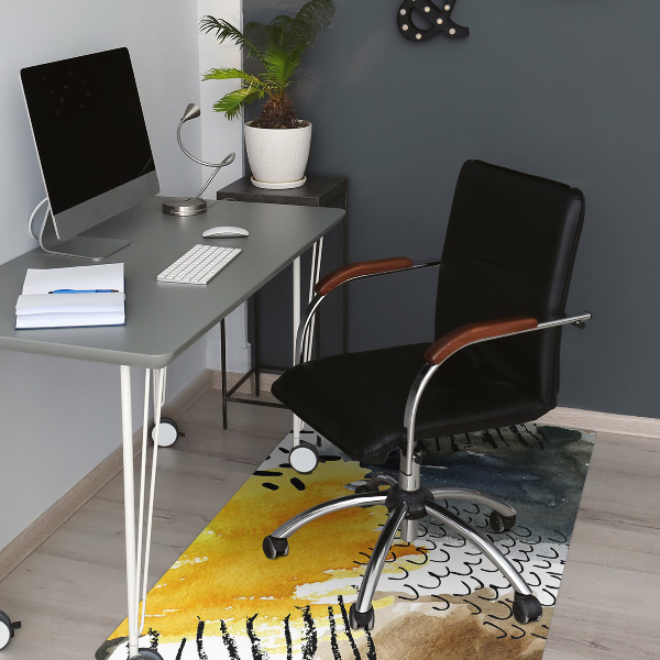 Tapis de chaise de bureau Couleurs d'automne