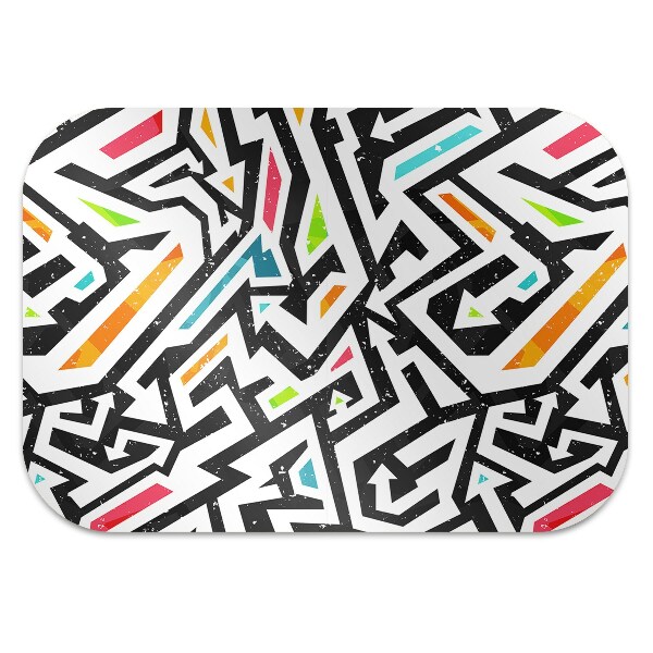 Tapis de chaise de bureau Graffiti
